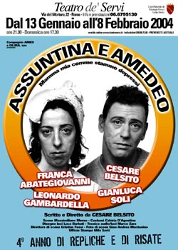 L'AMORE E' UN ANTIDEPRESSIVO - ASSUNTINAEAMEDEO2manifesto - Gay.it Archivio