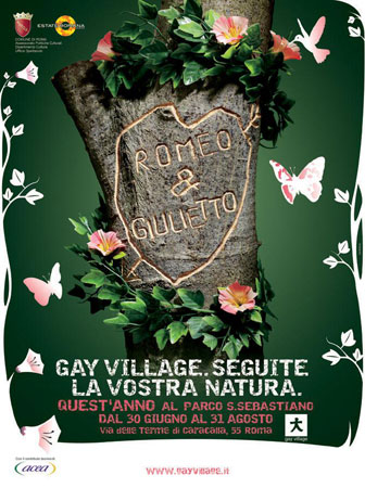 ROMEO E GIULIETTO AL GAY VILLAGE - CAMPAGNA GAY VILLAGE - Gay.it Archivio