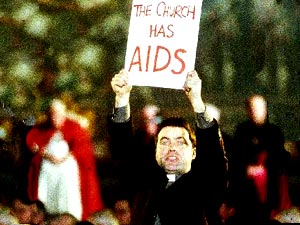 LA CHIESA HA L'AIDS - ConspiracyPriestWithSign - Gay.it Archivio