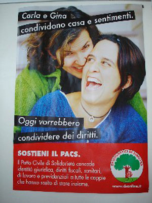 I DS PUNTANO SUL PACS - Pacs DS Manifesti 1 - Gay.it Archivio