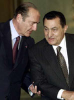 Egitto anti-gay: Chirac incontra Mubarak - mubarak - Gay.it Archivio