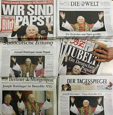 CONTRO RATZINGER, UN PRIDE A ROMA - papa giornali - Gay.it Archivio