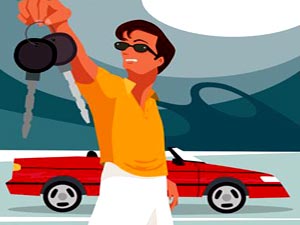 GAY AL VOLANTE, SENZA MULTE - uomo auto02 - Gay.it Archivio
