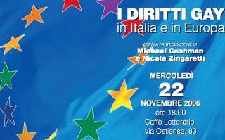 Roma: incontro sui diritti dei gay in Italia e Europa - 22novembreRoma - Gay.it Archivio