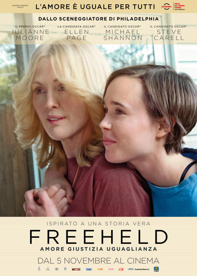 Freeheld arriva in Italia: alla Festa del Cinema di Roma e poi in sala - Freeheld poster italiano - Gay.it Archivio