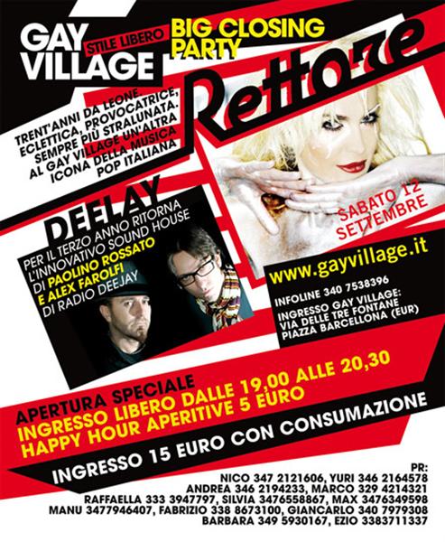Rettore live per il Closing Party del Gay Village - Rettoregayvillage4 - Gay.it Archivio