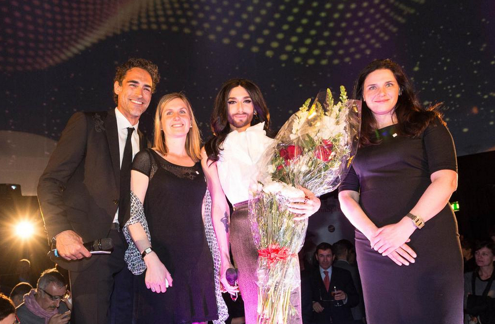 ViennaSphere Milano: Conchita Wurst inaugura l'evento - a Milanooooo - Gay.it Archivio