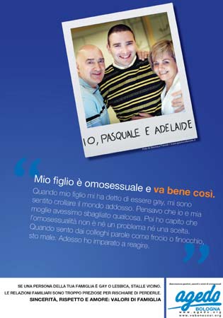 "VA BENE COSì": GENITORI E FIGLI (GAY) INSIEME - agedoF3 - Gay.it Archivio