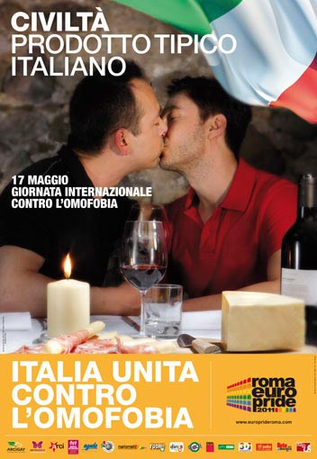 Baci gay protagonisti contro l'omofobia - arcigayomofobia2011F1 - Gay.it Archivio