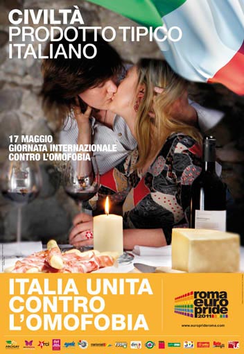 Baci gay protagonisti contro l'omofobia - arcigayomofobia2011F2 - Gay.it Archivio