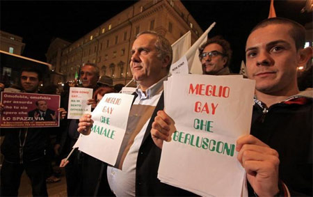 Berlusconi ci ricasca: "Tanti gay? Meglio, meno concorrenza" - berlusconi concorrenza gayF2 - Gay.it Archivio