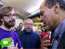 Bersani e il volontario, ancora no ai matrimoni gay - bersaniconfrontoBASE - Gay.it Archivio