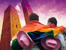 Pride 2008: slogan ufficiale 'Pari diritti, pari dignità' - boprideBASE - Gay.it Archivio