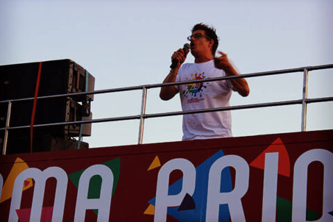 Carlo Gabardini: il suo discorso al Roma Pride [VIDEO] - carlo gabardini Roma Pride BS - Gay.it Archivio