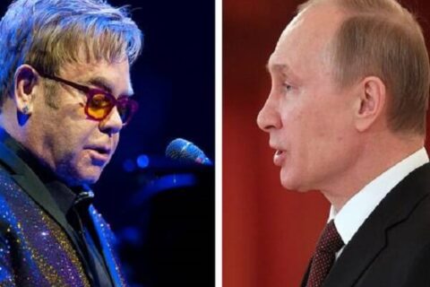 Putin a Elton John: "Pronto ad incontrarti", la conferma del Cremlino - eltputreal 1 - Gay.it Archivio