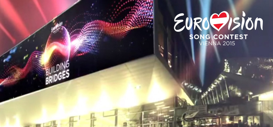 Eurovision 2015: dove poter votare per Il Volo - eurovision vienna stadthalle venue logo - Gay.it Archivio