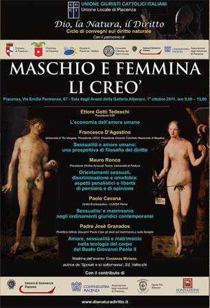 Piacenza: giuristi cattolici a convegno contro i diritti gay - giuristi cattoliciF1 - Gay.it Archivio