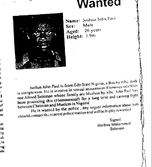 L'Italia lo vuole cacciare. Ma in Nigeria rischia la morte - jhosuaF1 - Gay.it Archivio