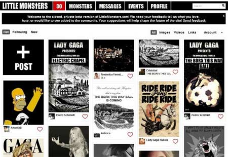 Lady Gaga lancia Little Monsters, il suo social network - little monsterF2 - Gay.it Archivio
