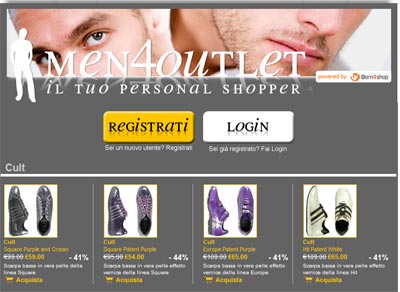 Il tuo nuovo personal shopper: Men4Outlet - men4outletF1 - Gay.it Archivio
