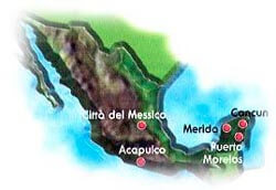 Messico: primo stato approva le unioni gay - messico cartina - Gay.it Archivio