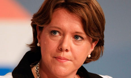 La ministra delle Pari Opportunità Maria Miller