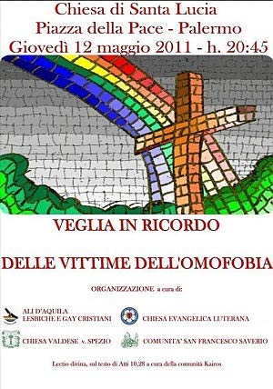 A Palermo vietato pregare per le vittime dell'omofobia - palermo vegliaF2 - Gay.it Archivio