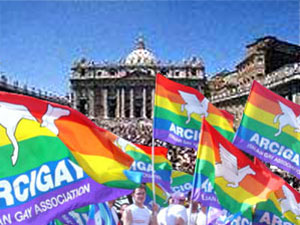 Anche il Vicariato in piazza"contro le aggressioni ai gay" - pride vaticano - Gay.it Archivio