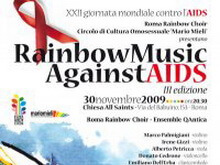 World AIDS Day 2009: pioggia di iniziative nella capitale - rainbowmusicagainstAIDS - Gay.it Archivio