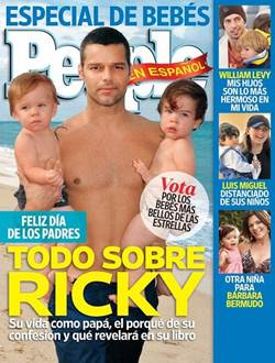 Ricky Martin papà esemplare sulla cover di People - rickycoverpeople 3683 - Gay.it Archivio