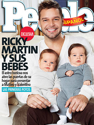 Ricky Martin papà esemplare sulla cover di People - rickypeople1 - Gay.it Archivio