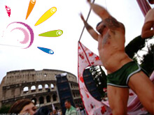 Roma Pride: un autobus fucsia aprirà il corteo - romapride08 BASE - Gay.it Archivio