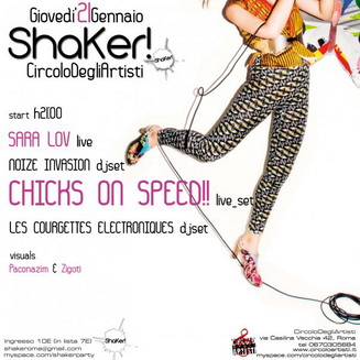 Shaker Night con le Chicks on Speed al Circolo degli Artisti - shaker2 - Gay.it Archivio