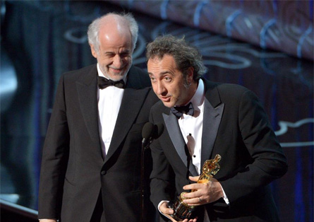 La Grande Gioia: Oscar a Sorrentino, la Degeneres presentatrice al top - sorrentino oscar1 - Gay.it Archivio