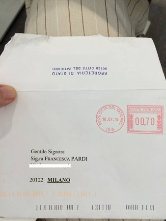 La fondatrice dello Stampatello scrive al Papa. E lui risponde. - vaticano stampatello2 - Gay.it Archivio