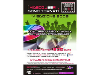 Firenze: bando concorso per corti glbt Videoqueer - videoqueer06 - Gay.it Archivio